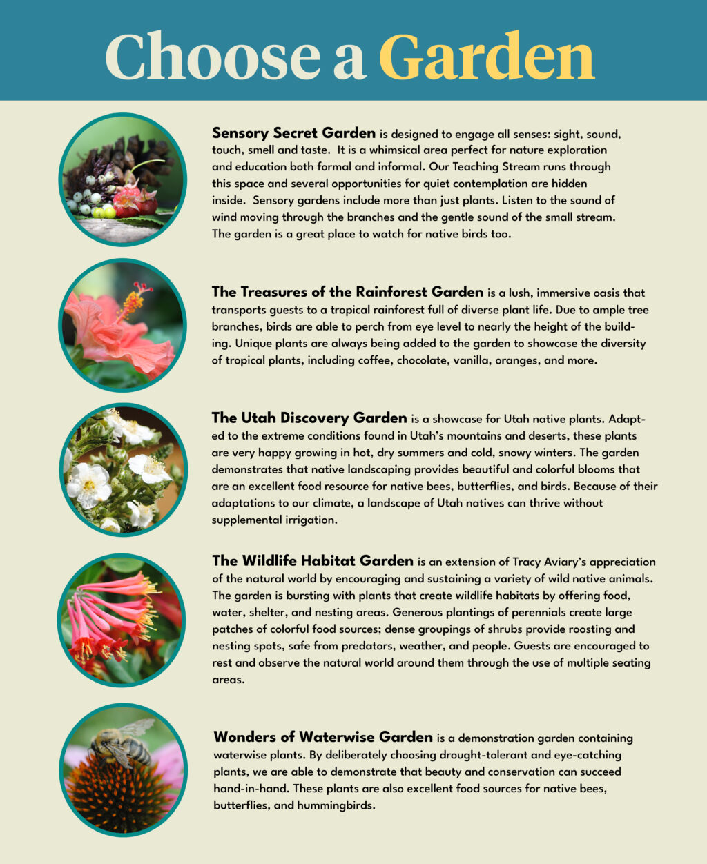 Support a Garden - Tracy Aviary